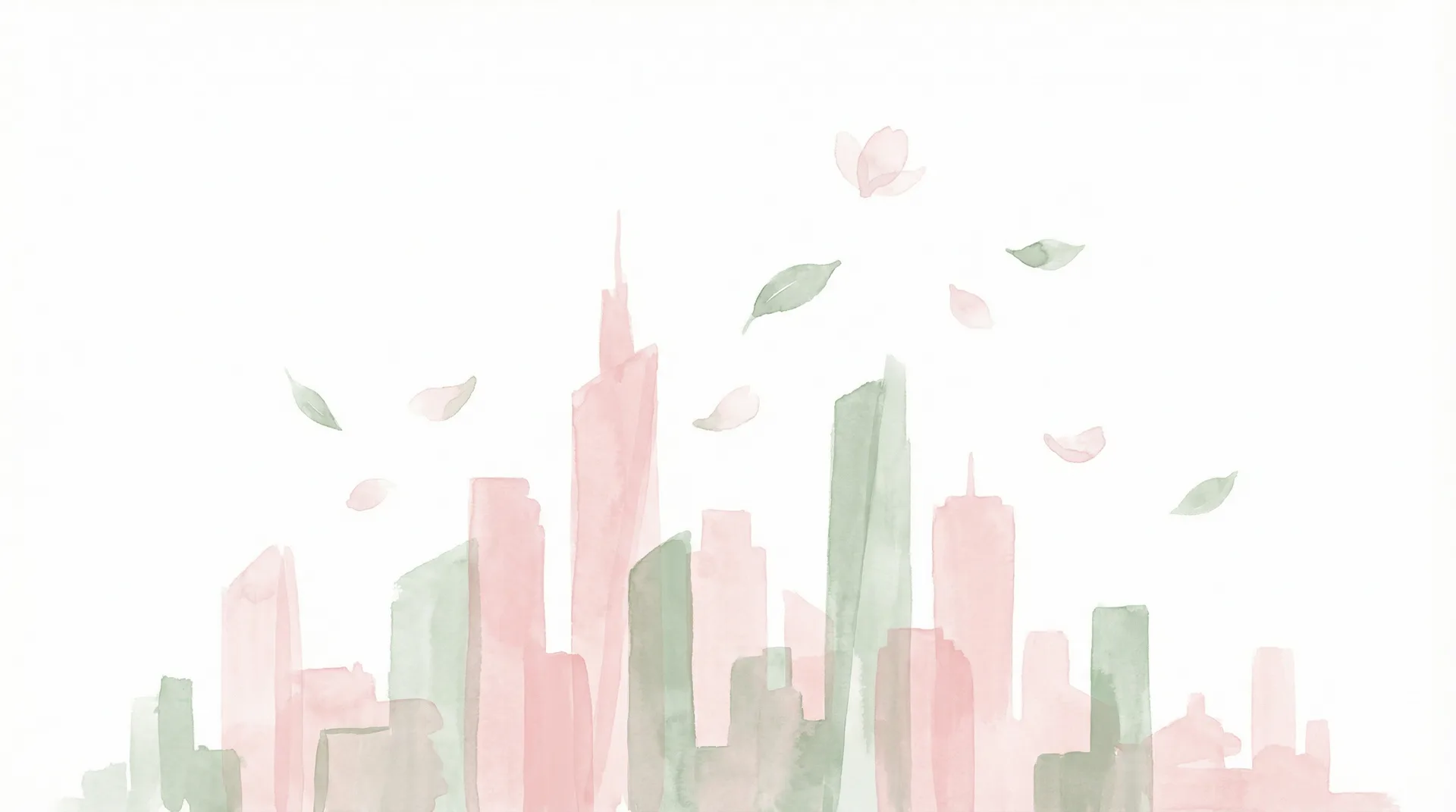 城市花艺地图背景 - 探花