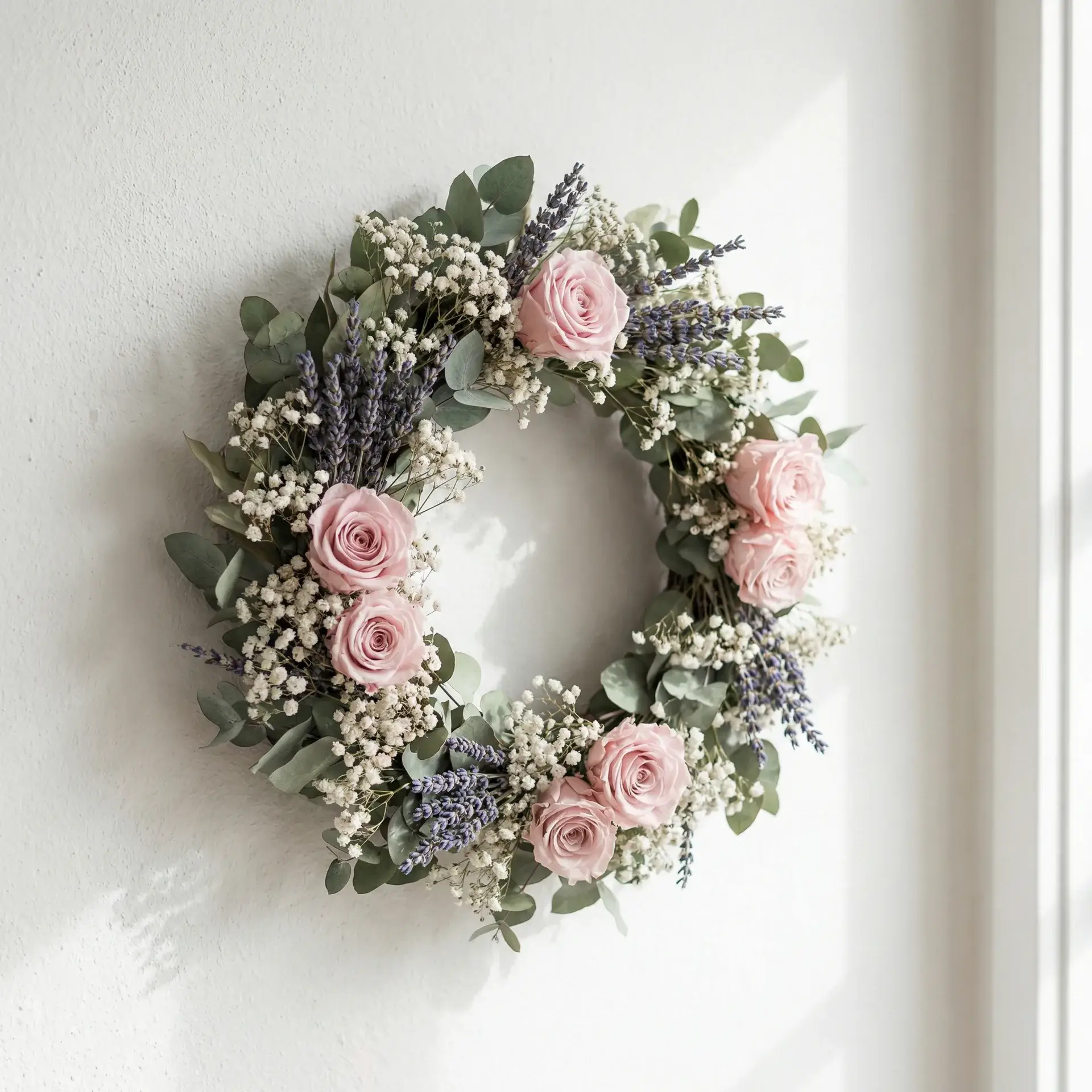 干花花环创意作品 - 探花